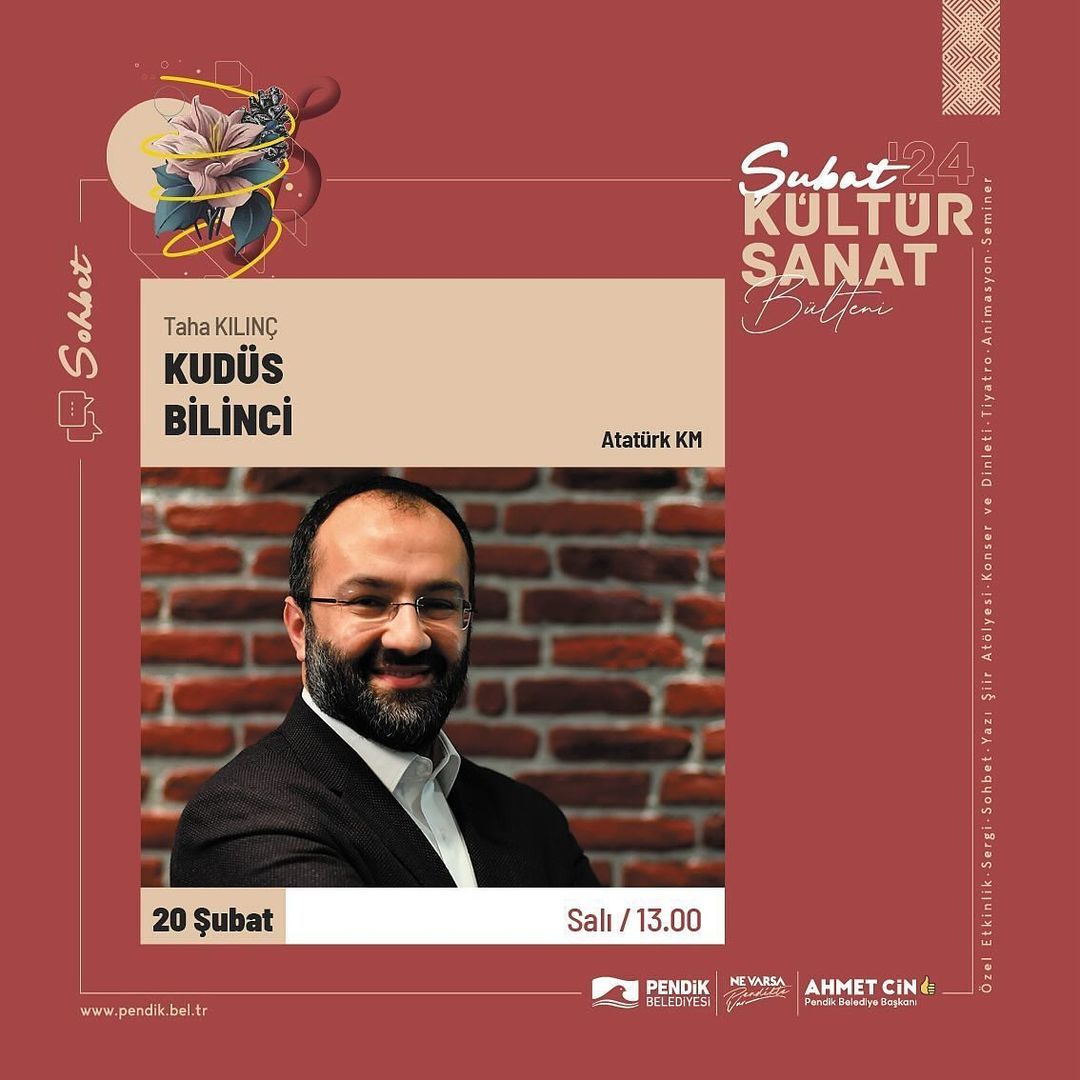 Pendik Kültür Sanat - Kudüs Bilinci Sohbeti: Taha Kılınç