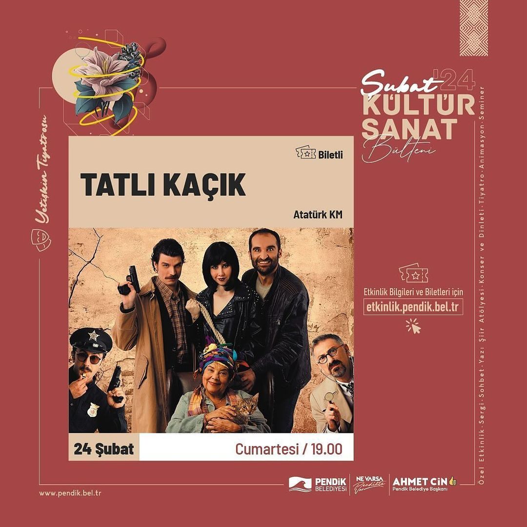 Pendik Kültür Sanat - Tatlı Kaçık Yetişkin Tiyatrosu