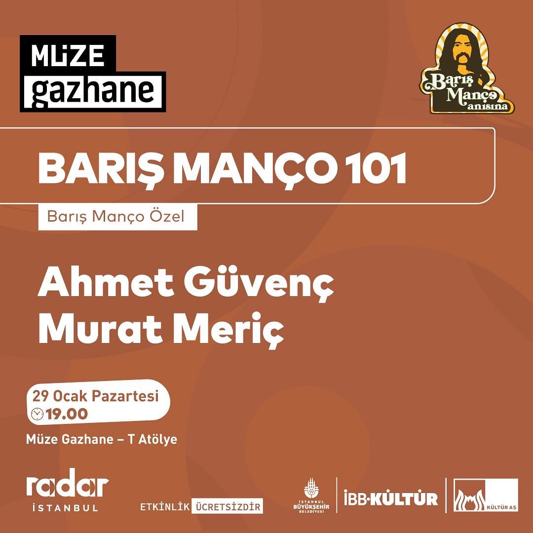 Müze Gazhane - "Barış Manço 101" Etkinliği