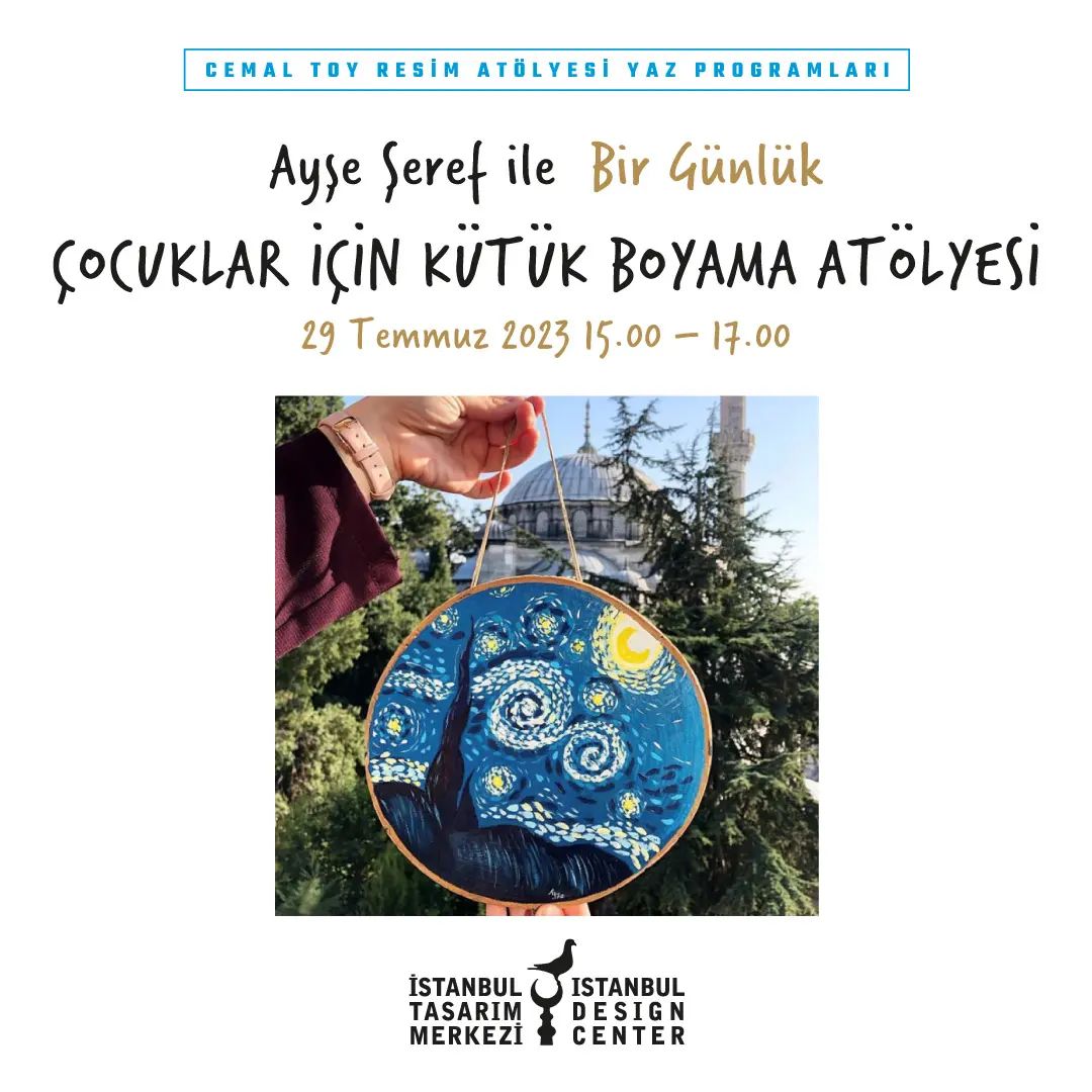 İstanbul Tasarım Merkezi - Çocuklar İçin Kütük Boyama Atölyesi
