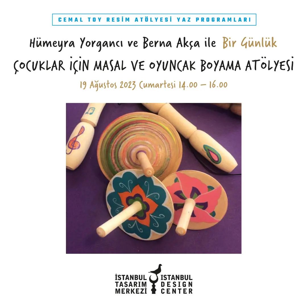 İstanbul Tasarım Merkezi - Çocuklar İçin Masal ve Oyuncak Boyama Atölyesi
