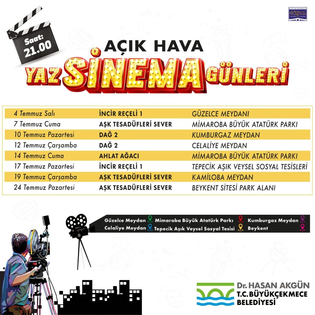 Büyükçekmece Belediyesi - Yaz Açık Hava Sinema Günleri