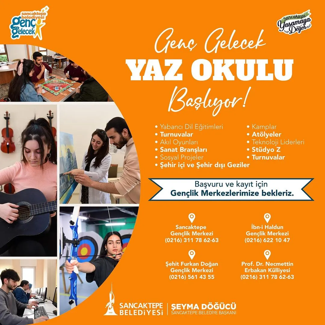 Sancaktepe Belediyesi - Genç Gelecek Yaz Okulu