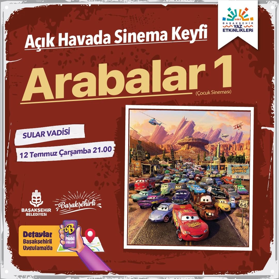 Başakşehir Belediyesi - Açık Havada Sinema Keyfi, Arabalar 1