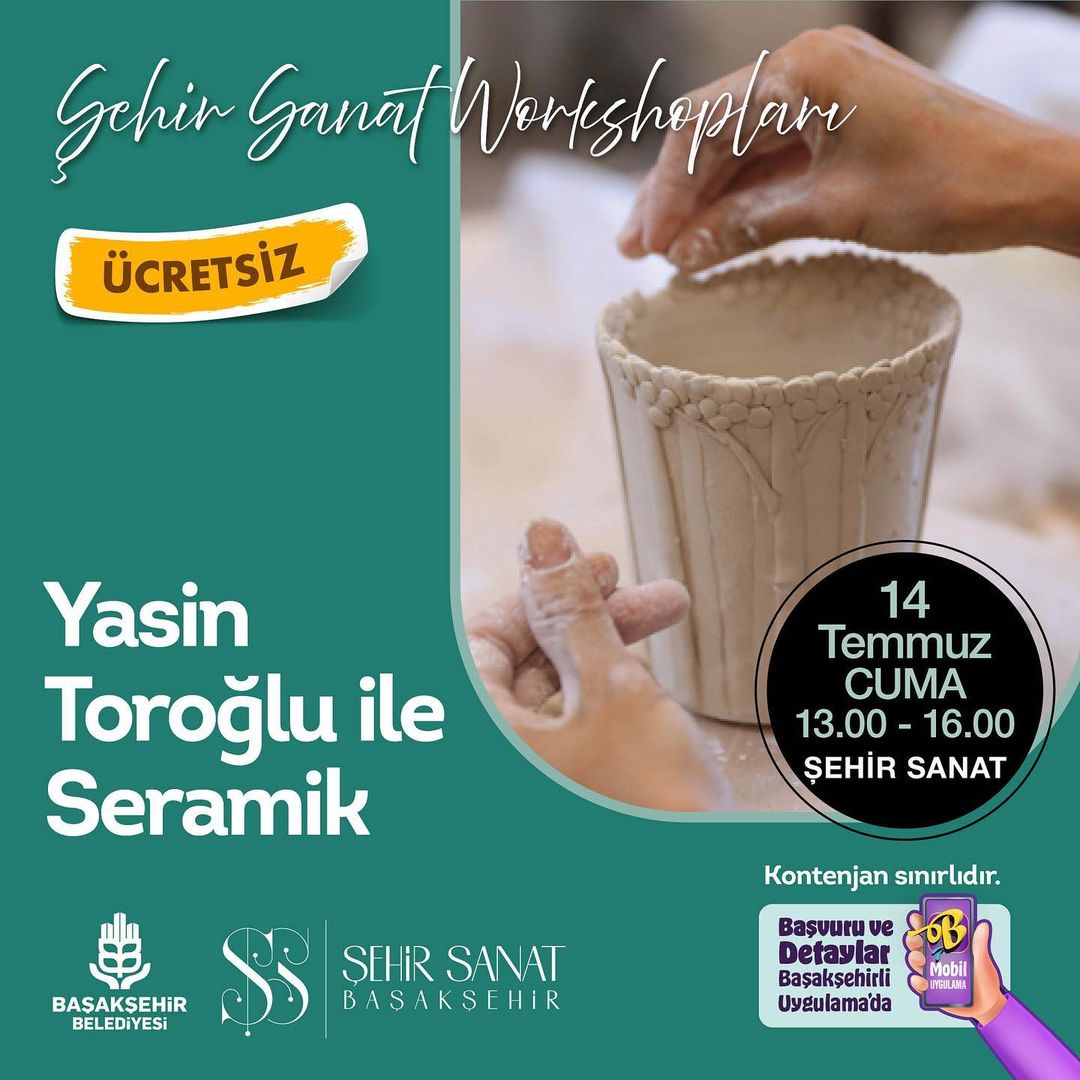 Başakşehir Belediyesi - Yasin Toroğlu ile Seramik