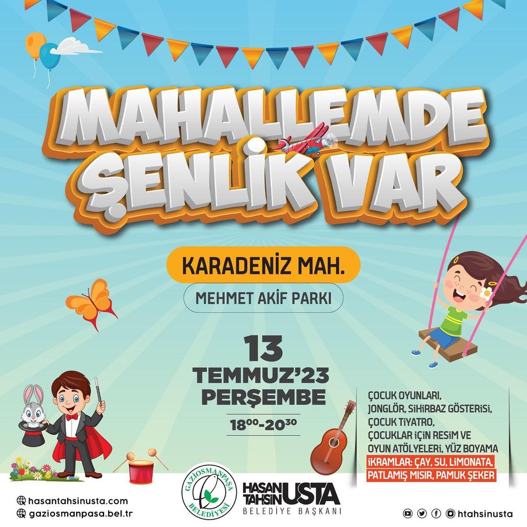 Gaziosmanpaşa Belediyesi - Mahallemde Şenlik Var