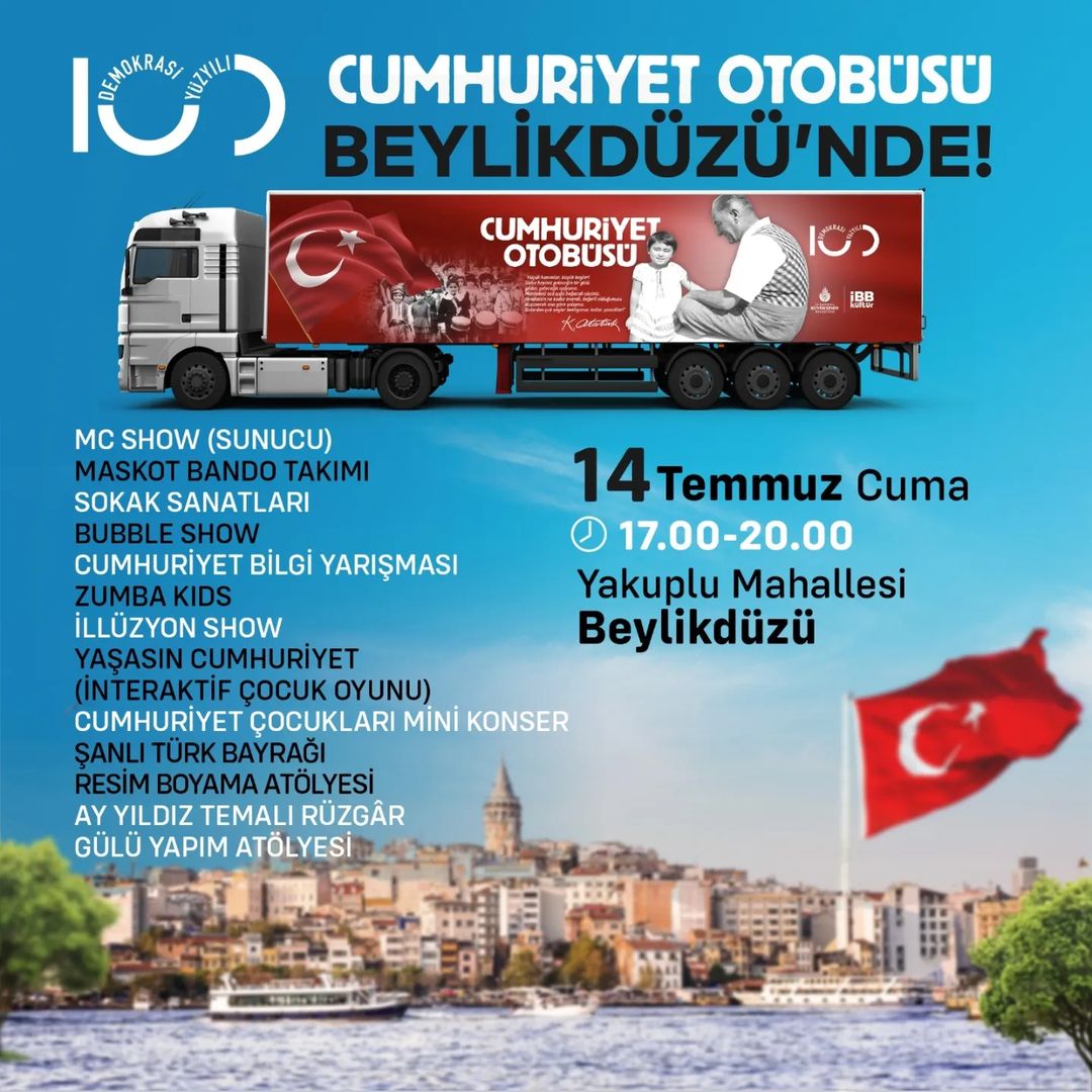 İBB Kültür - Cumhuriyet Otobüsü, Beylikdüzü