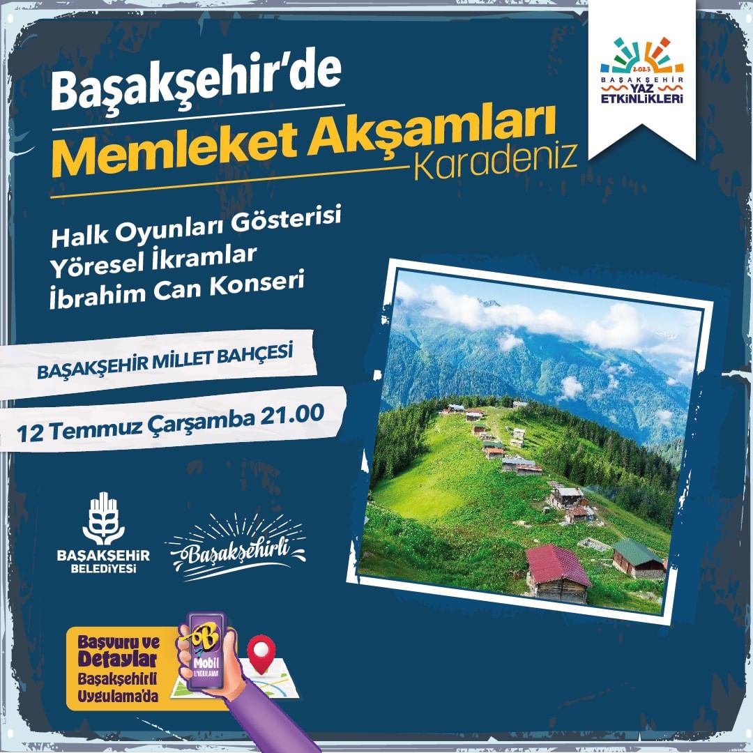 Başakşehir Belediyesi - Memleket Akşamları, Karadeniz