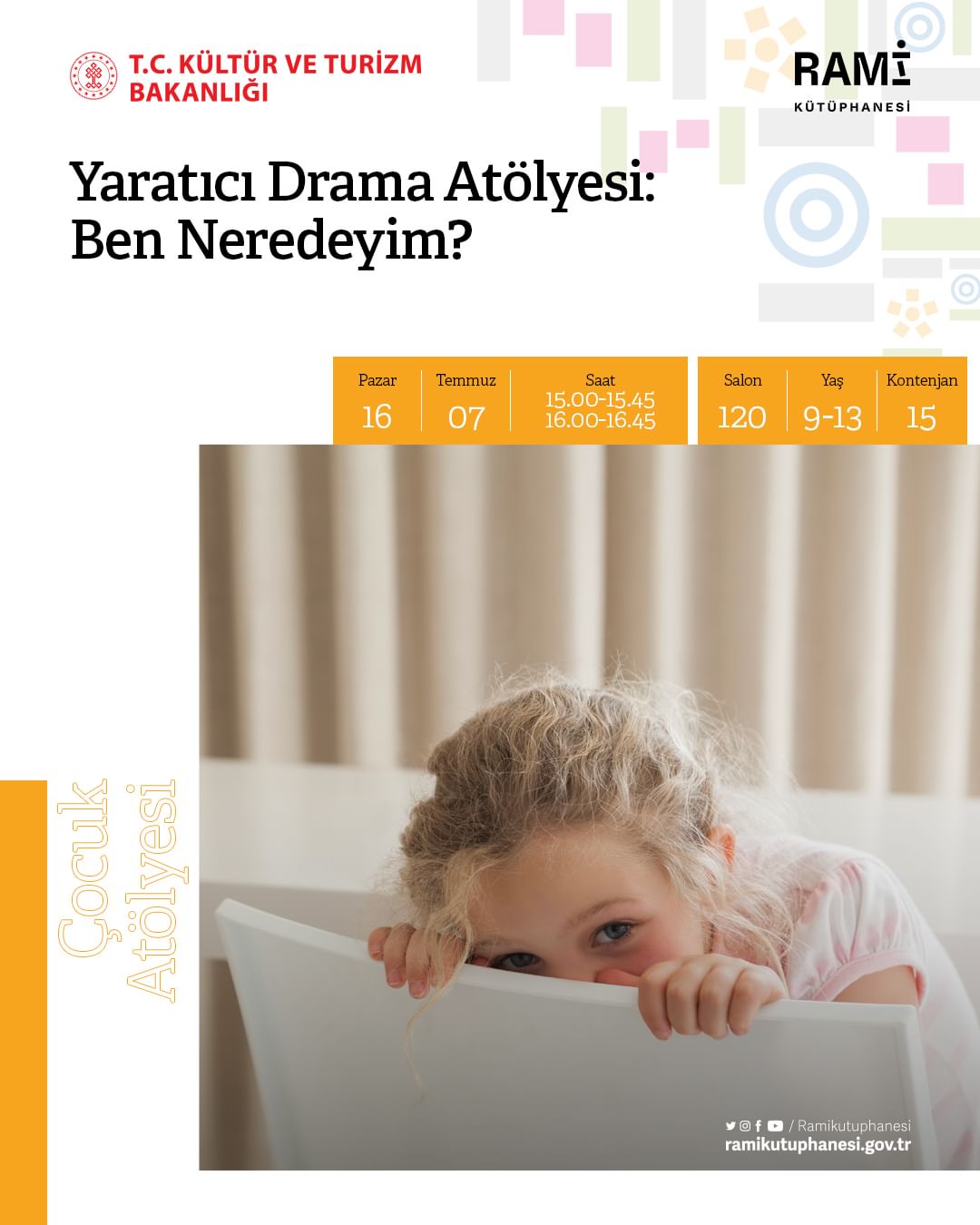 Rami Kütüphanesi - Yaratıcı Drama Atölyesi: Ben Neredeyim?