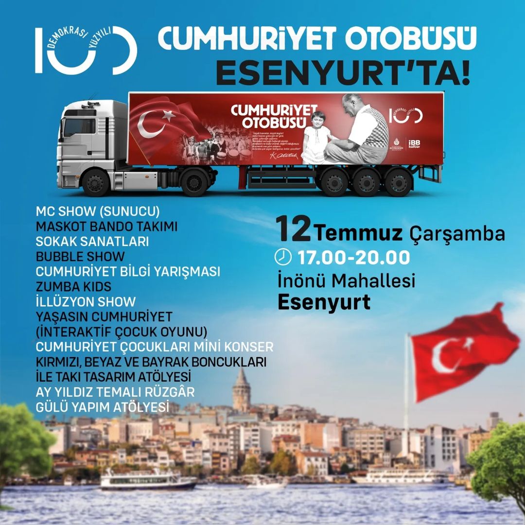 İBB Kültür - Cumhuriyet Otobüsü, Esenyurt / İnönü Mh.