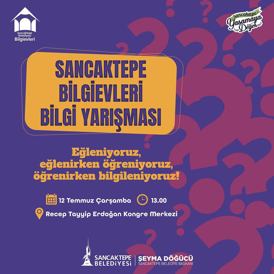 Sancaktepe Belediyesi - Sancaktepe Bilgievleri Bilgi Yarışması