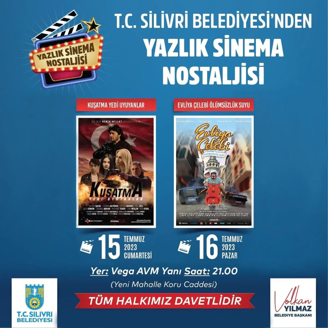 Silivri Belediyesi - Yazlık Sinema Nostaljisi