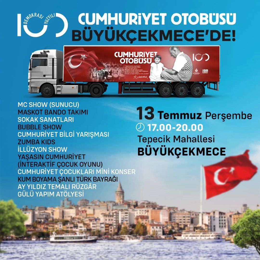 İBB Kültür - Cumhuriyet Otobüsü, Büyükçekmece