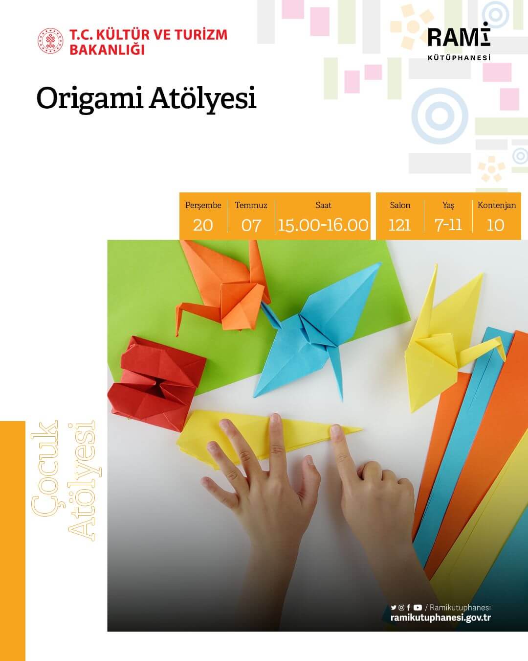Rami Kütüphanesi - Origami Atölyesi