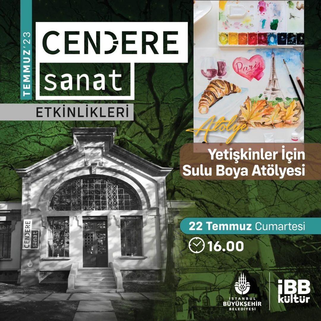 Cendere Sanat - Yetişkinler İçin Sulu Boya Atölyesi