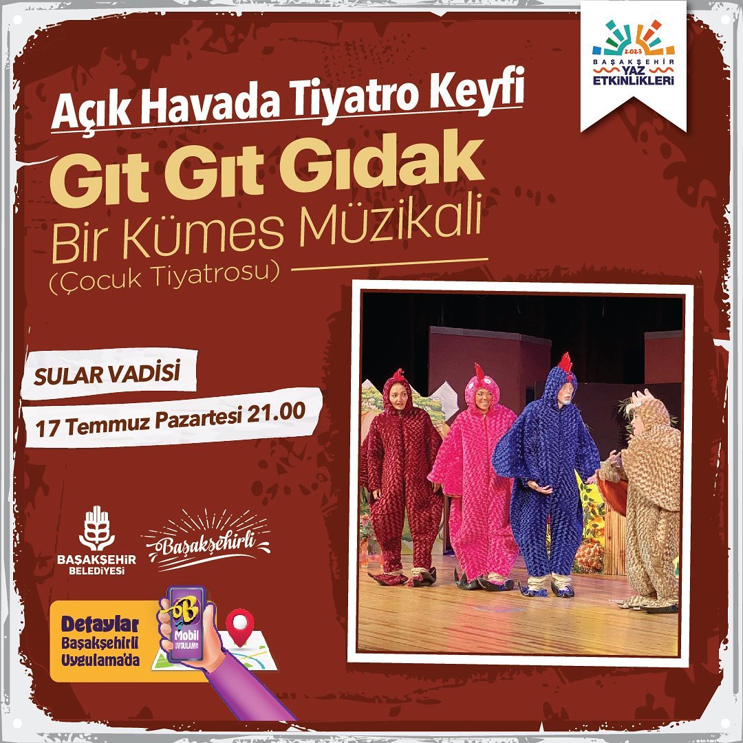 Başakşehir Belediyesi - Açık Havada Tiyatro Keyfi, Gıt Gıt Gıdak