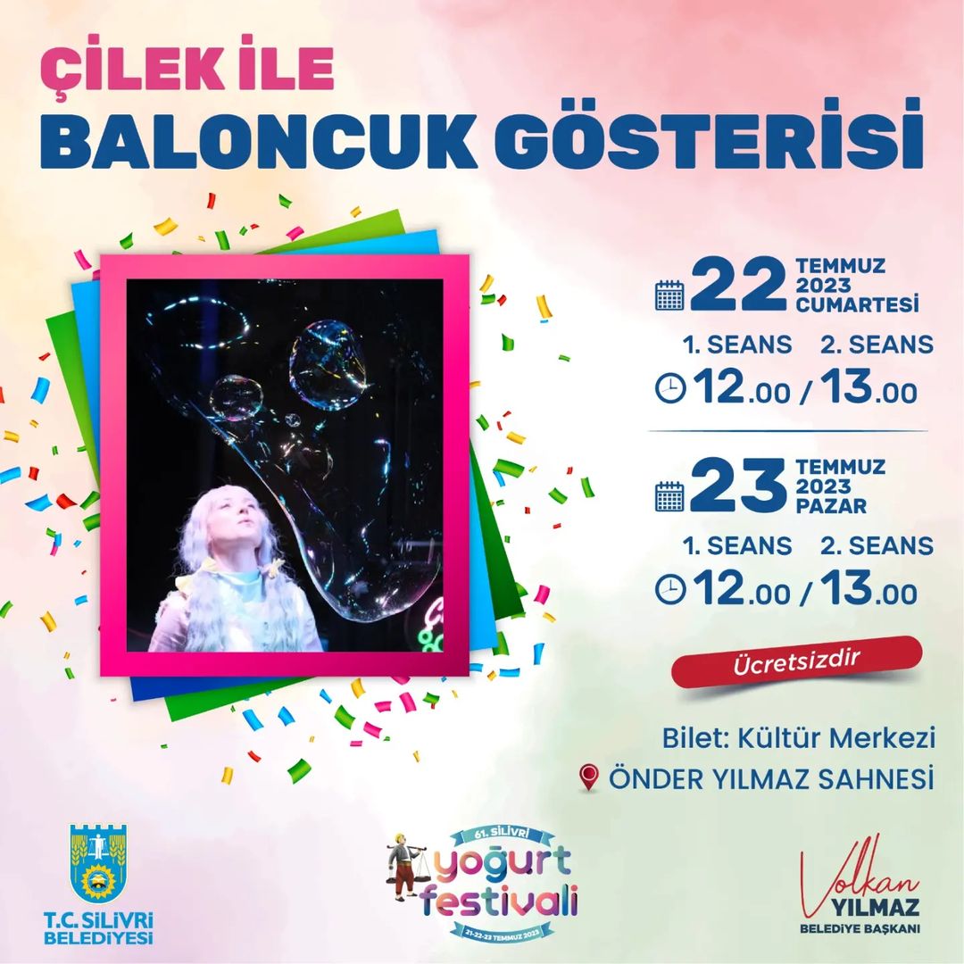 Silivri Belediyesi - Baloncuk Gösterisi