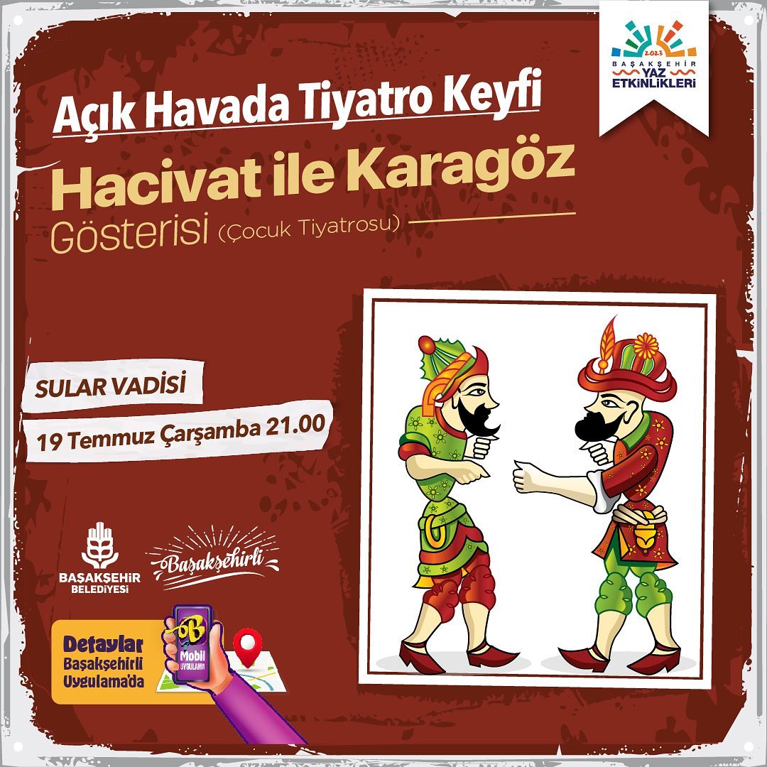 Başakşehir Belediyesi - Açık Havada Tiyatro Keyfi, Hacivat ile Karagöz