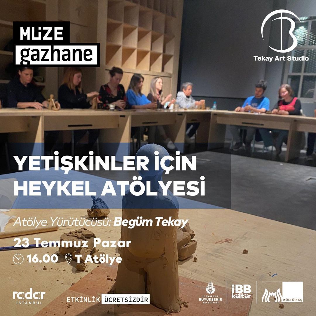 Müze Gazhane - Yetişkinler için Heykel Atölyesi