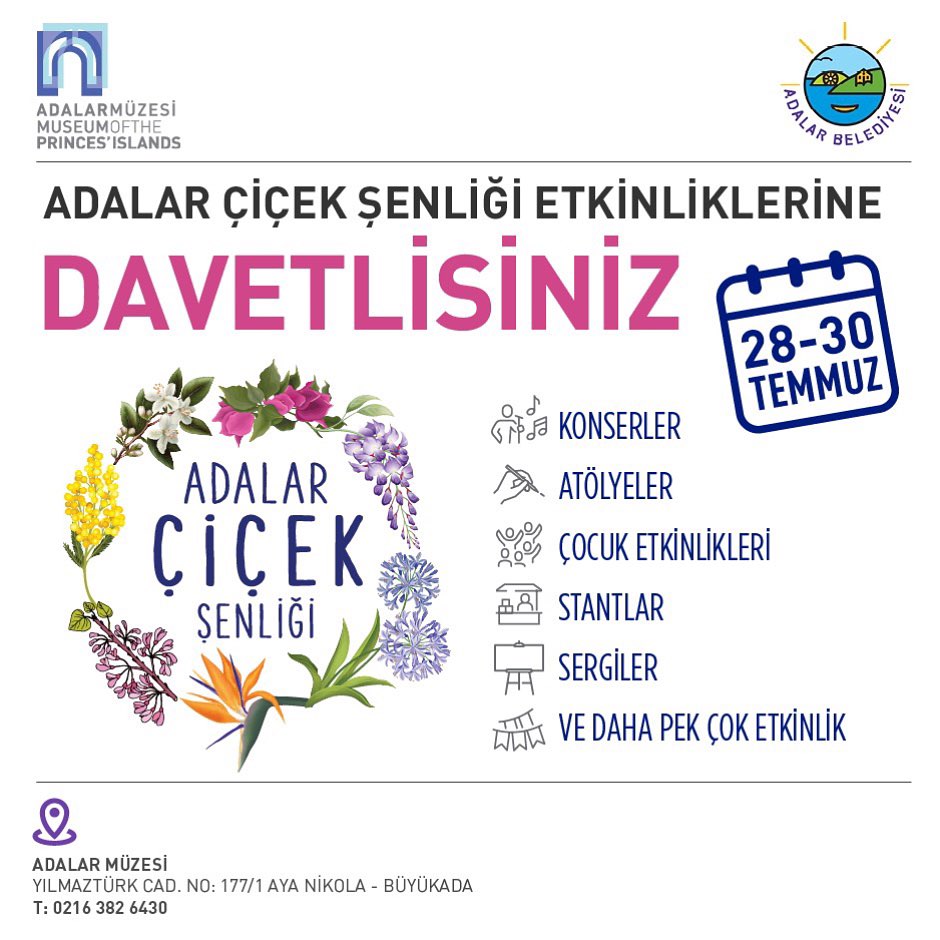 Adalar Belediyesii - Çiçek Şenliği Etkinlikleri