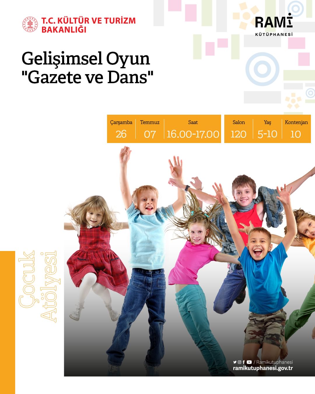 Rami Kütüphanesi - Gelişimsel Oyun "Gazete ve Dans"