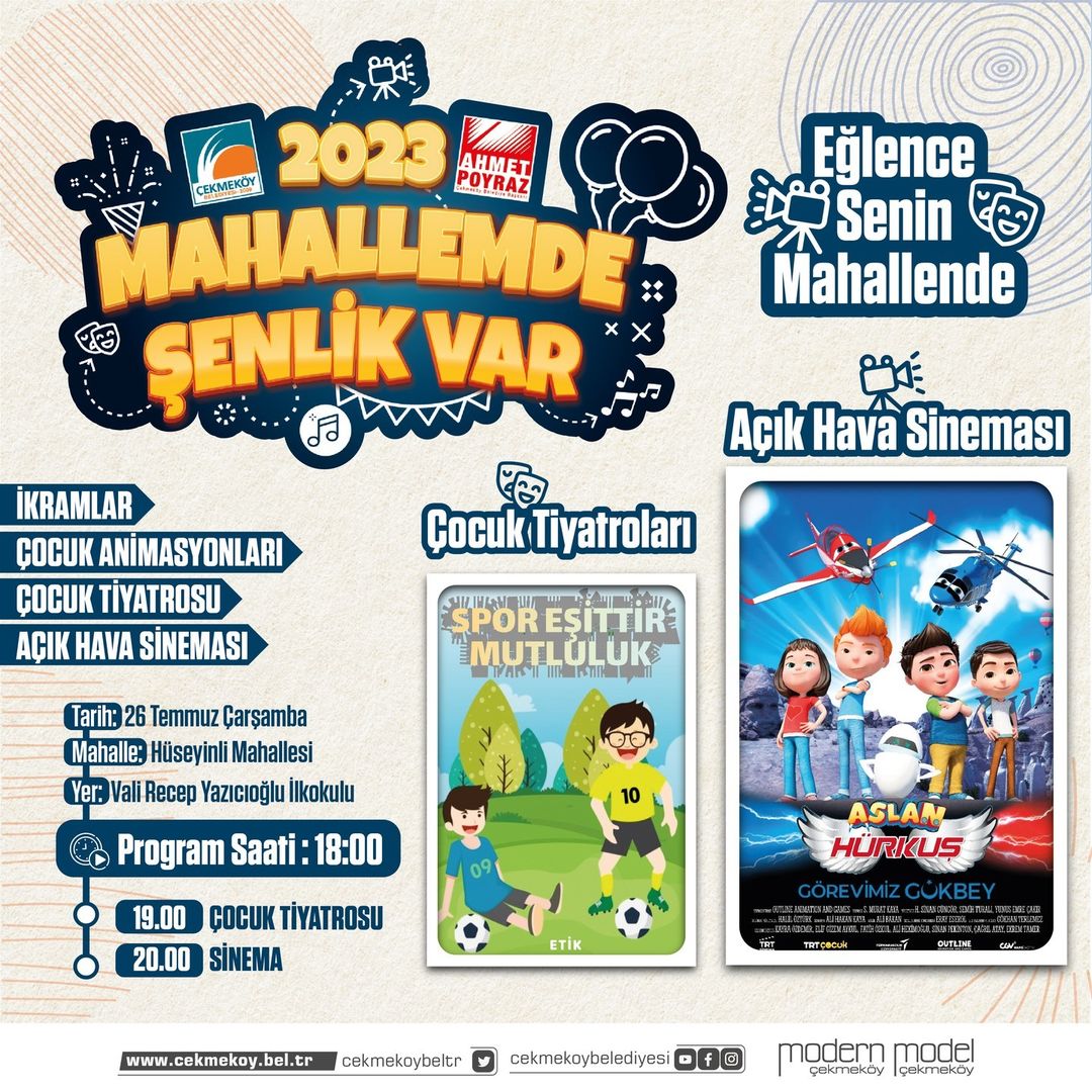 Çekmeköy Belediyesi - Mahallemde Şenlik Var