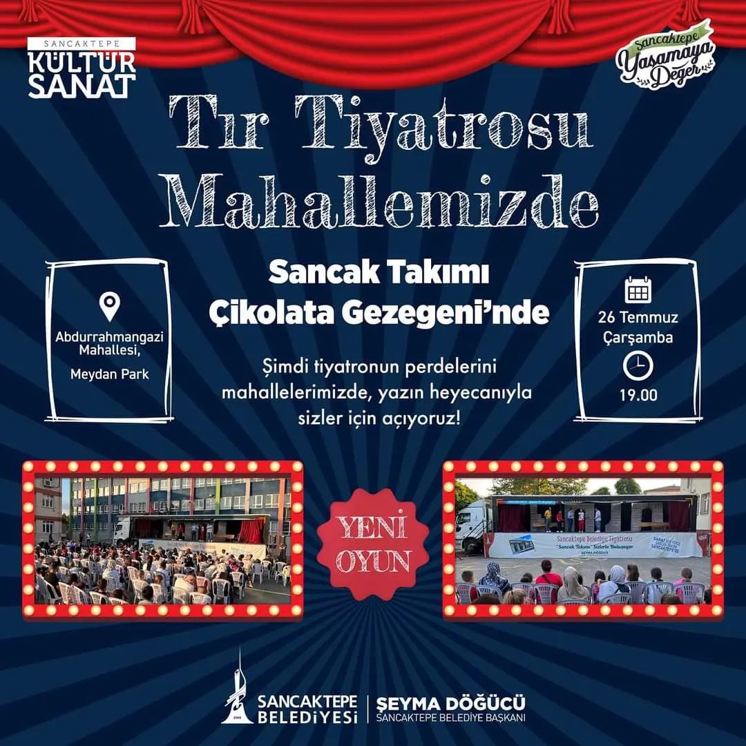 Sancaktepe Belediyesi - Tır Tiyatrosu, Sancak Takımı Çikolata Gezegeninde