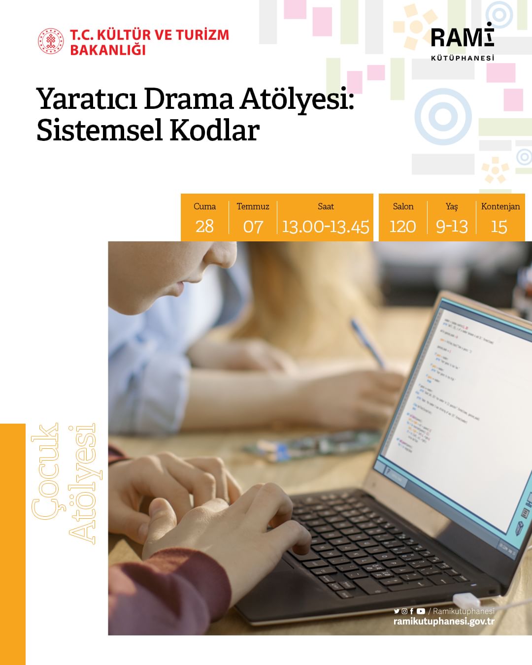 Rami Kütüphanesi - Yaratıcı Drama Atölyesi: Sistemsel Kodlar