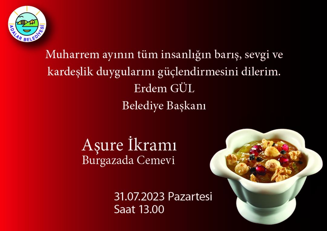 Adalar Belediyesi - Aşure İkramı