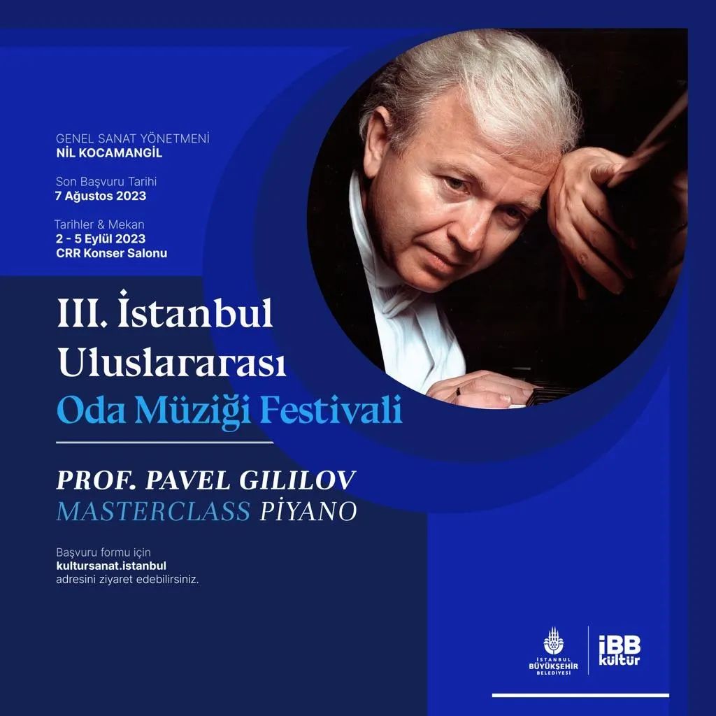 İstanbul Uluslarası Oda Müziği Festivali - Masterclass Programı 