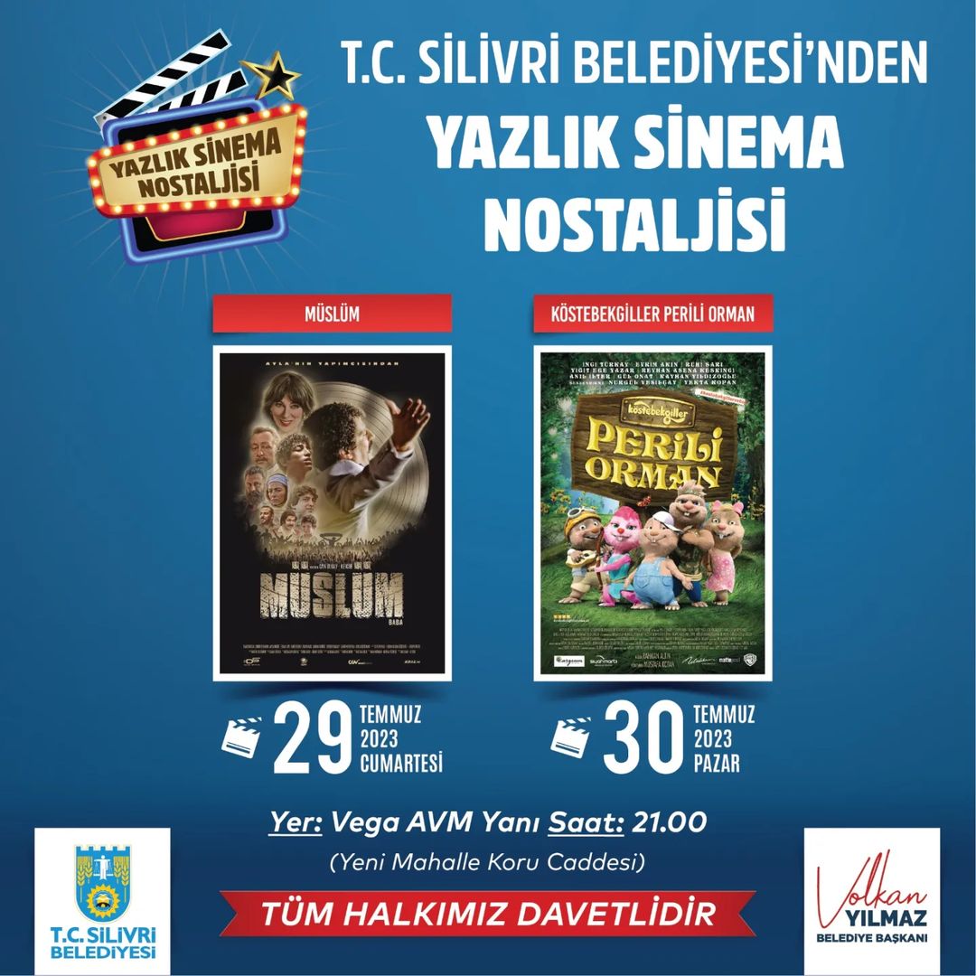 Silivri Belediyesi - Yazlık Sinema Nostaljisi