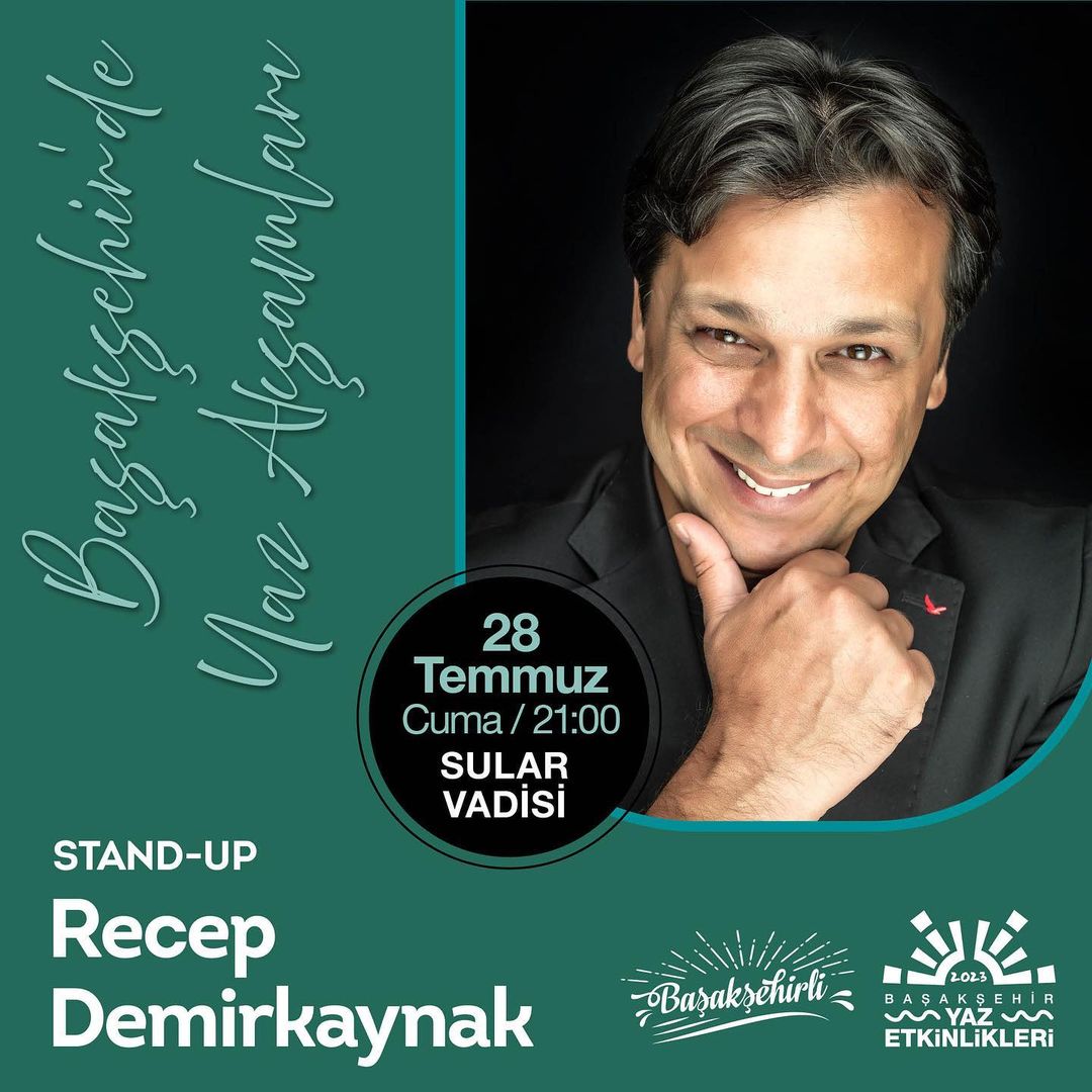 Kültür Sanat Başakşehir - Yaz Akşamları Standup Recep Demirkaynak