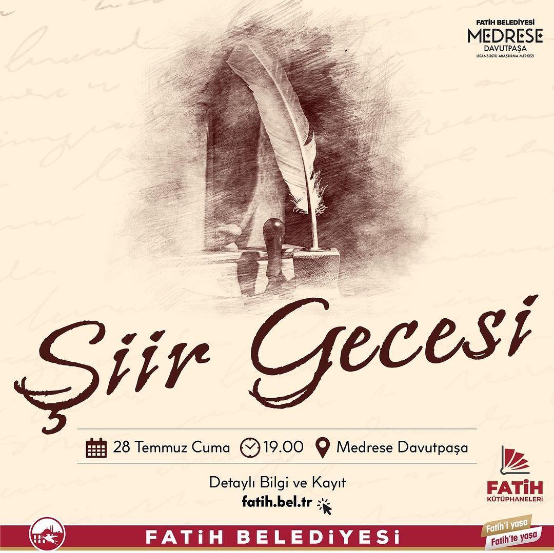 Fatih Belediyesi - Şiir Gecesi