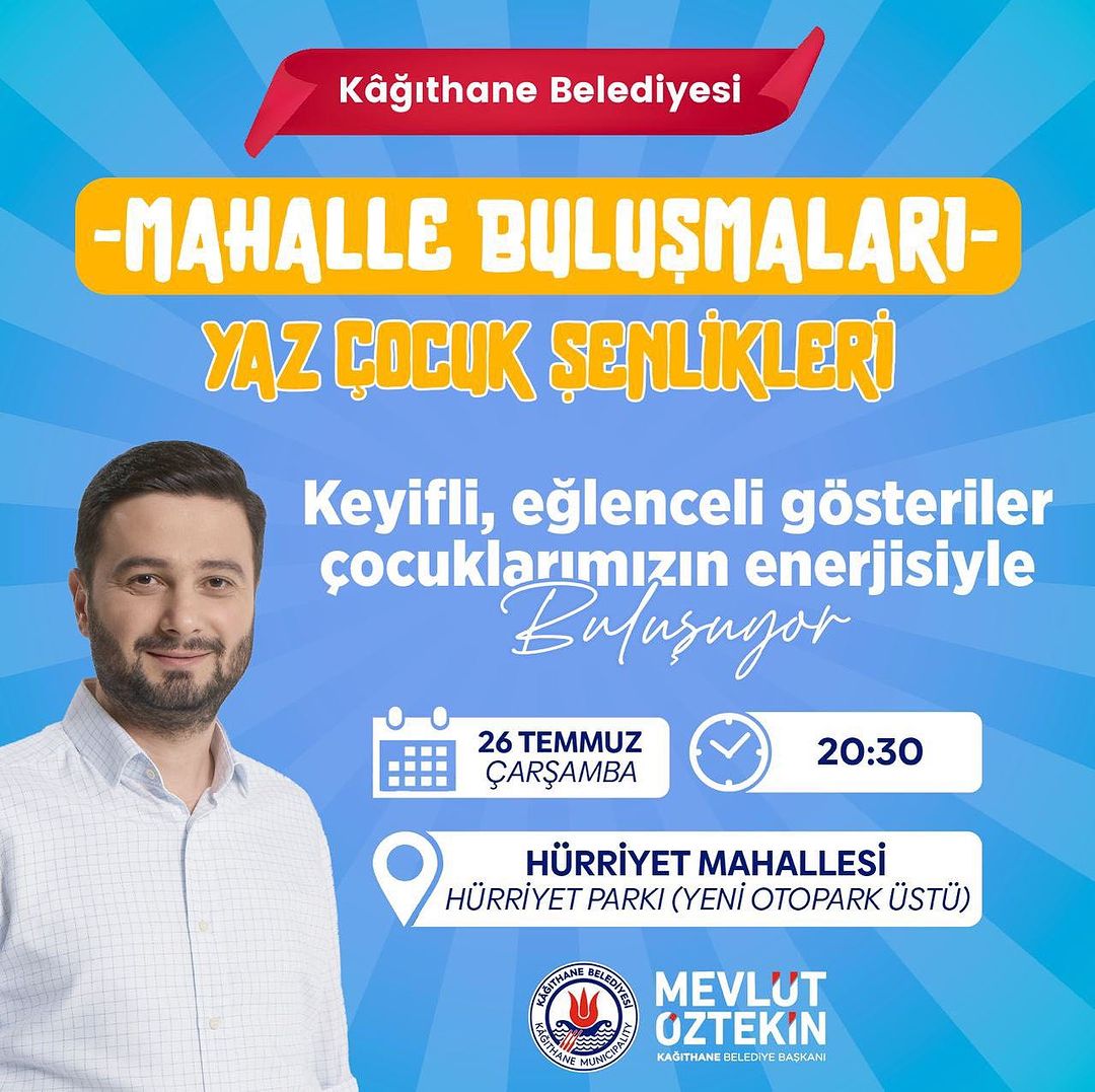Kağıthane Belediyesi - Yaz Çocuk Şenlikleri