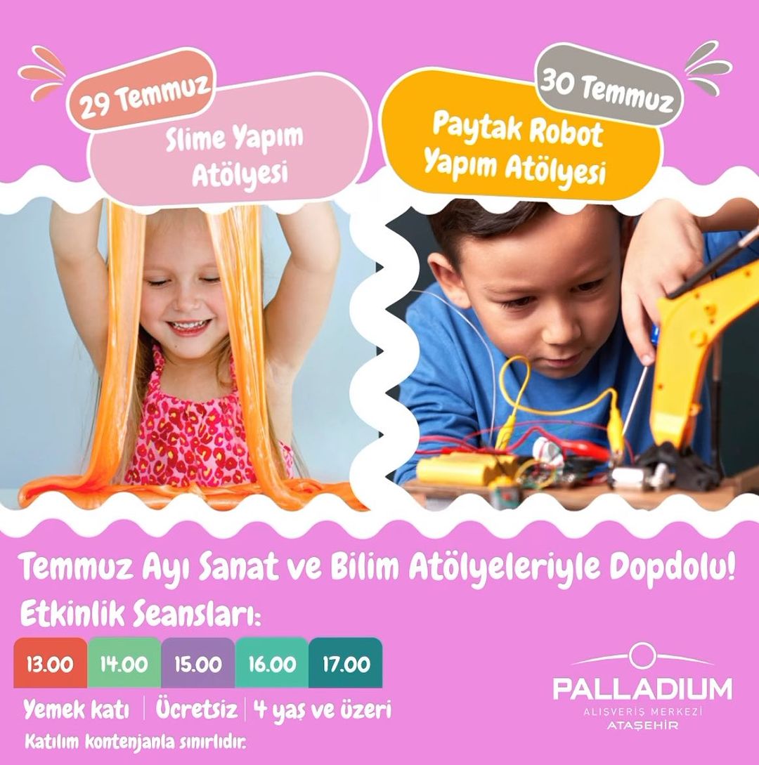 Palladiun AVM - Çocuk Eğlence Atölyeleri