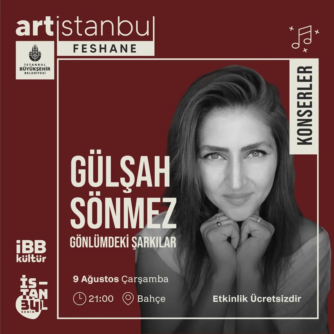 İBB Kültür - Gülşah Sönmez Gönlümdeki Şarkılar