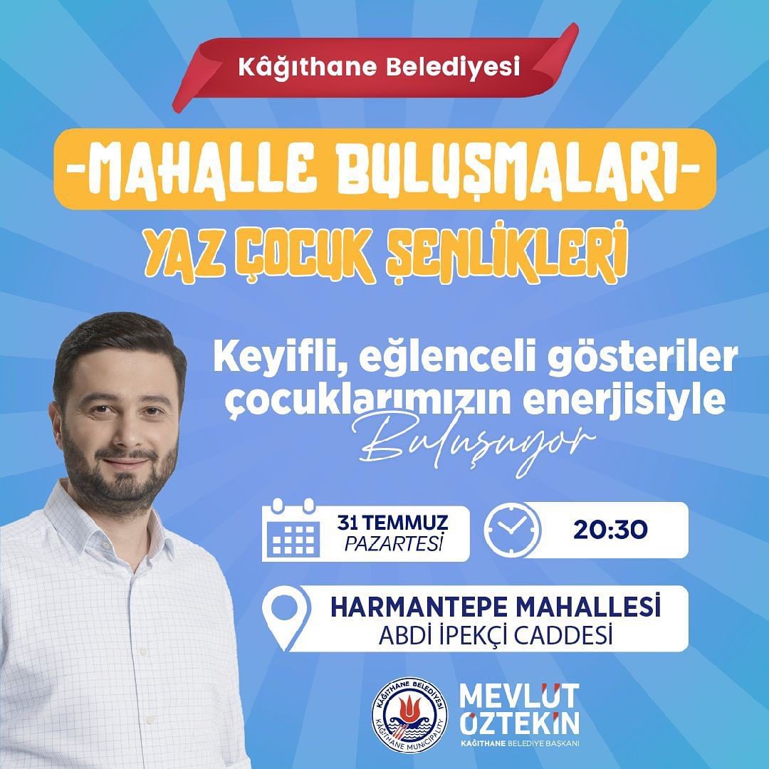 Kağıthane Belediyesi - Yaz Çocuk Şenlikleri