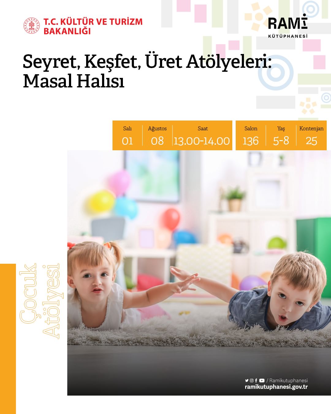 Rami Kütüphanesi - Seyret, Keşfet, Üret Atölyeleri, Masalsı Halı