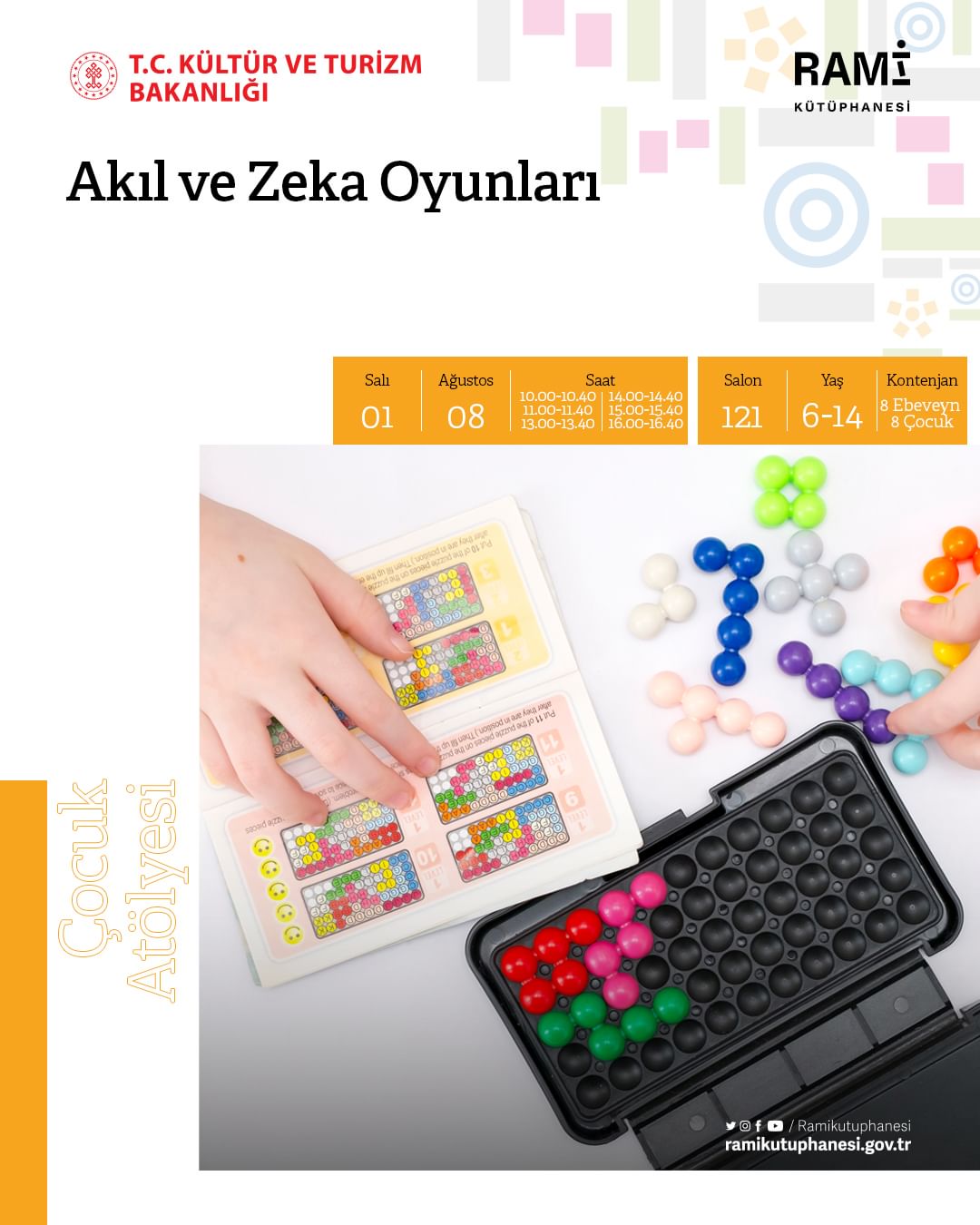 Rami Kütüphanesi - Çocuk Atölyeleri, Akıl ve Zeka Oyunları