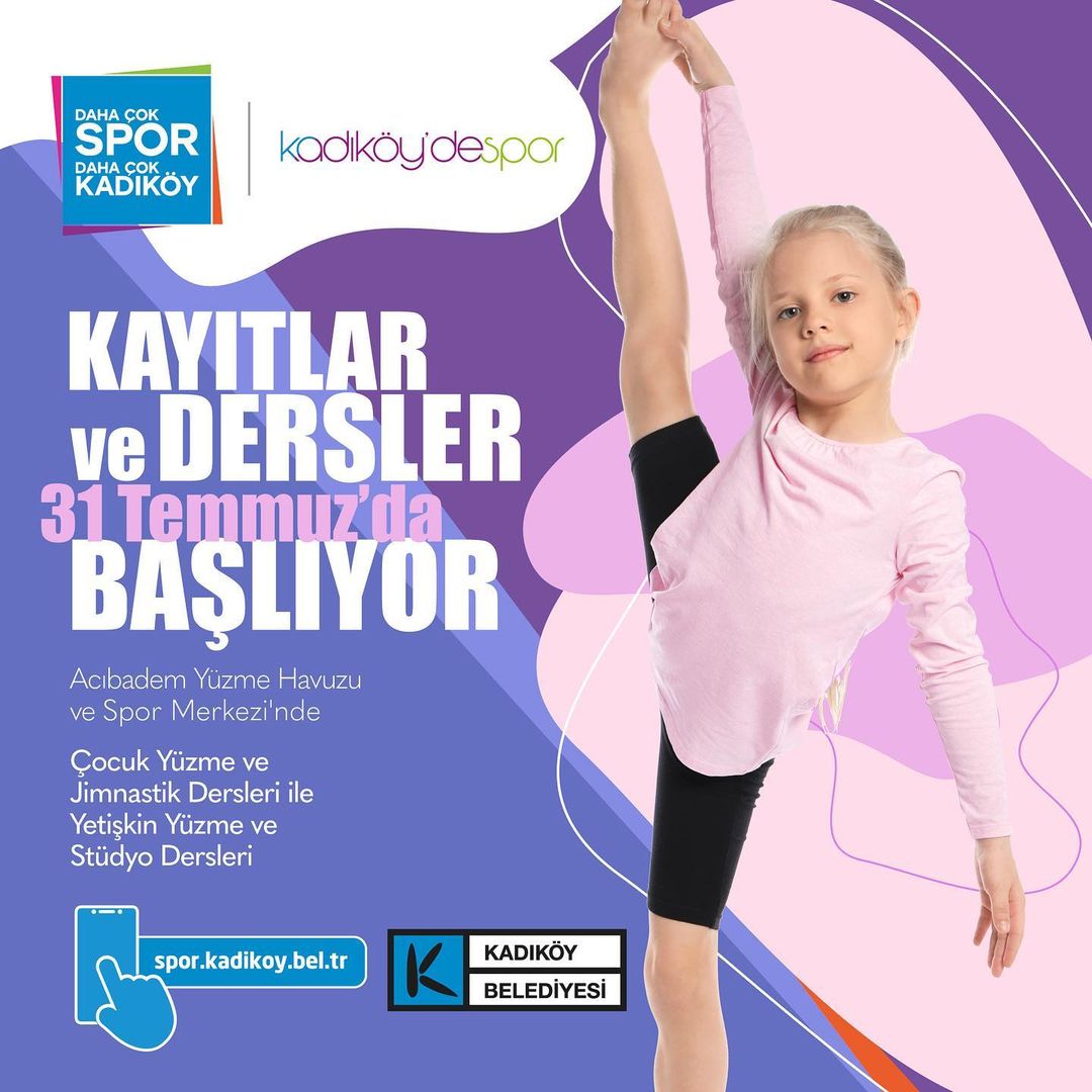 Kadıköy Belediyesi - Çocuk Yüzme ve Jimnastik Dersleri