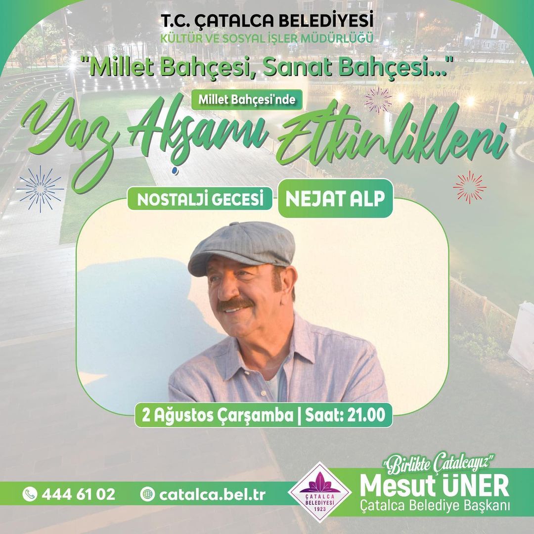 Çatalca Belediyesi - Nejat Alp Nostalji Konseri
