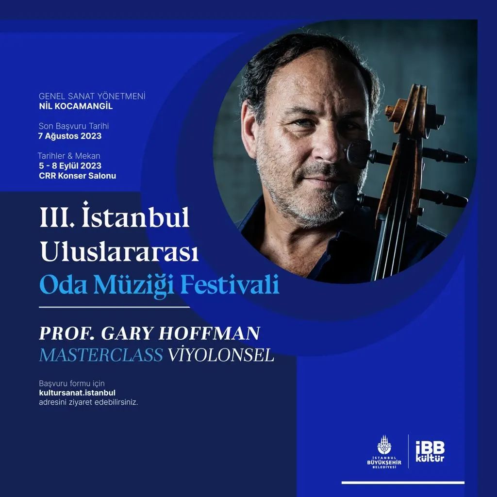 İstanbul Uluslarası Oda Müziği Festivali - Masterclass Programı "Viyolonsel"