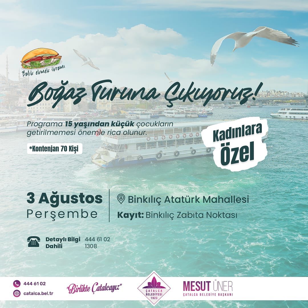 Çatalca Belediyesi - Boğaz Turu