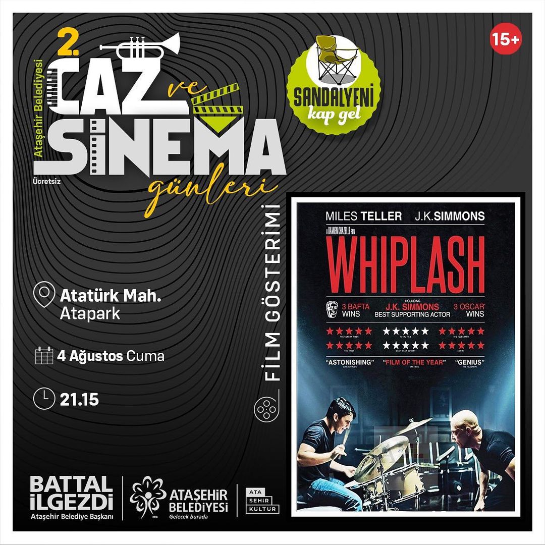 Ataşehir Belediyesi - 2. Caz Sinema Günleri Whiplash