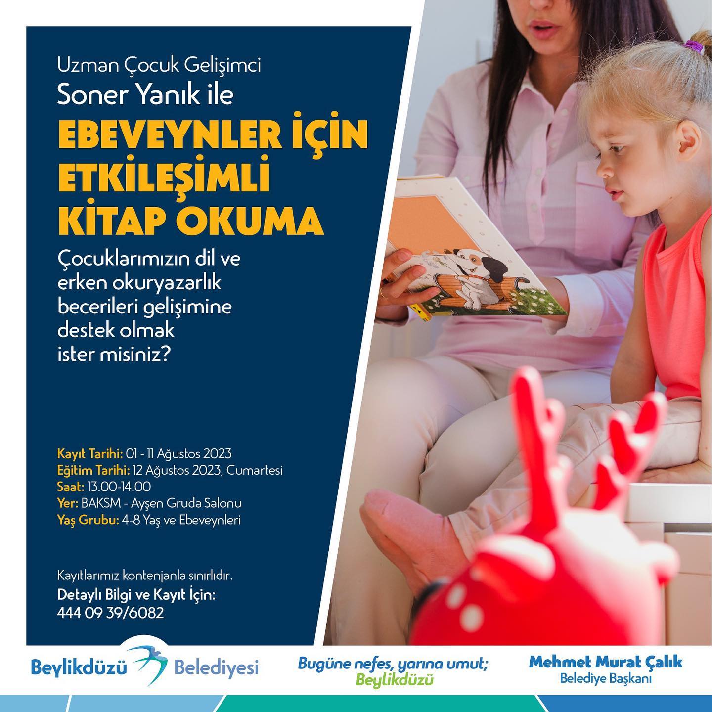 Beylikdüzü Belediyesi - Ebeveynler İçin Etkileşimli Kitap Okuma