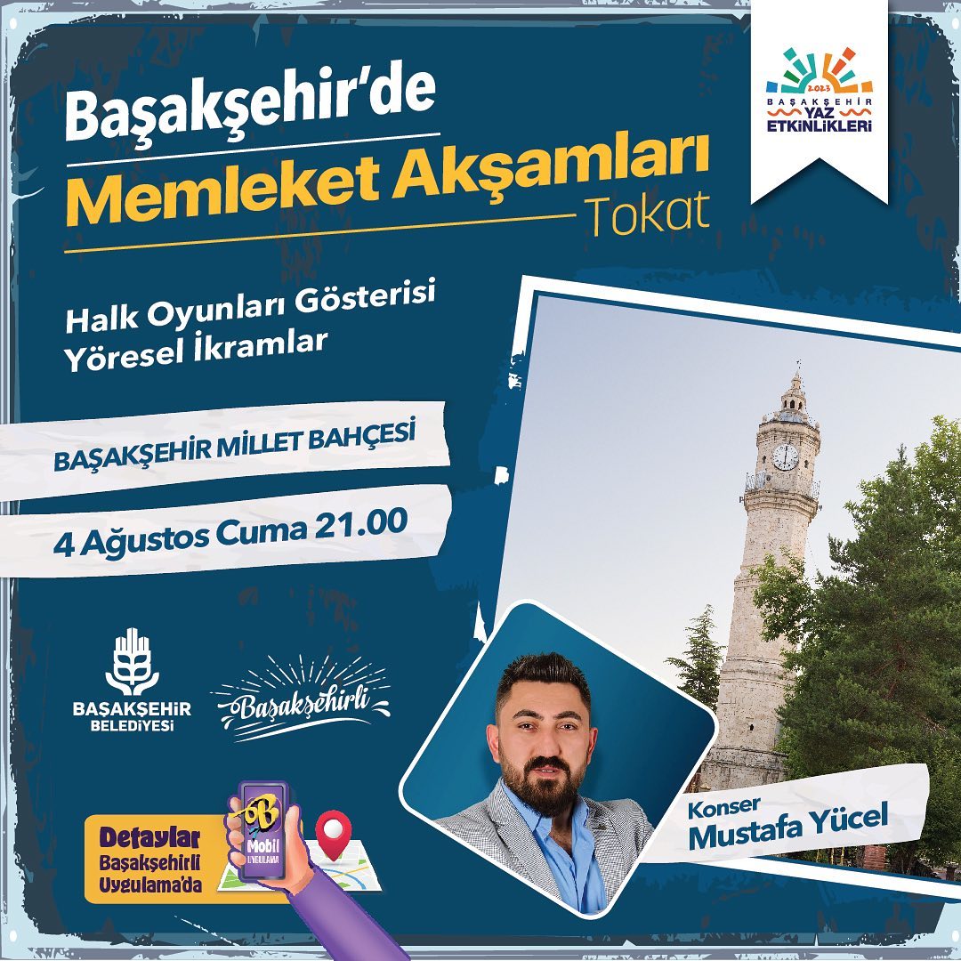 Kültür Sanat Başakşehir - Memleket Akşamları Tokat