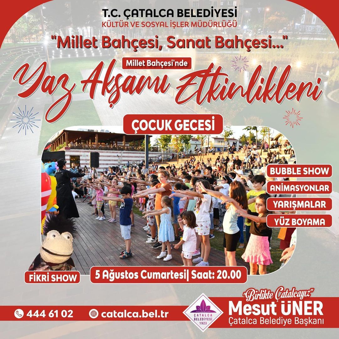 Çatalca Belediyesi - Yaz Akşamları Etkinlikleri