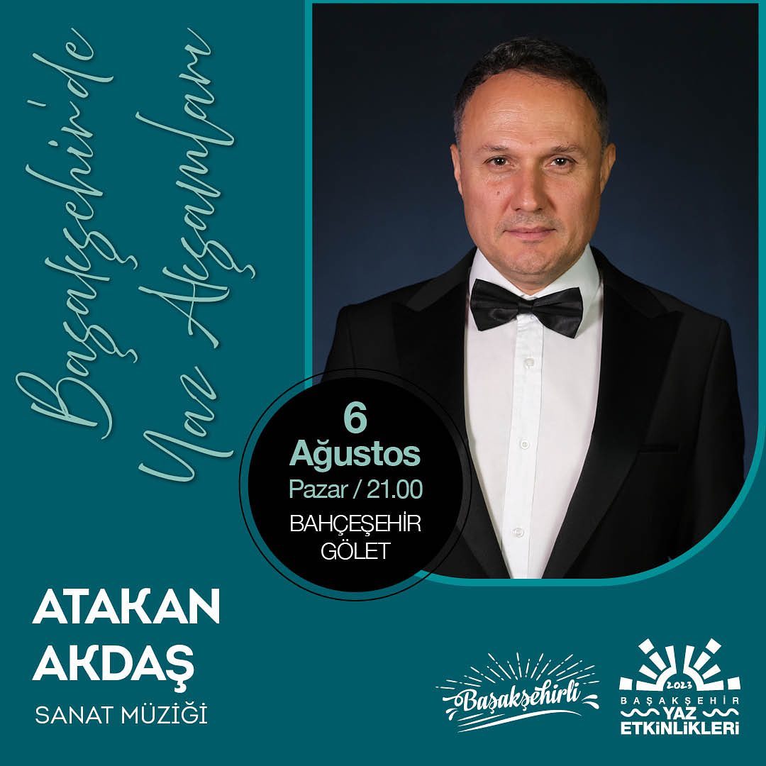 Başakşehir Belediyesi - Atakan Akdaş Konseri