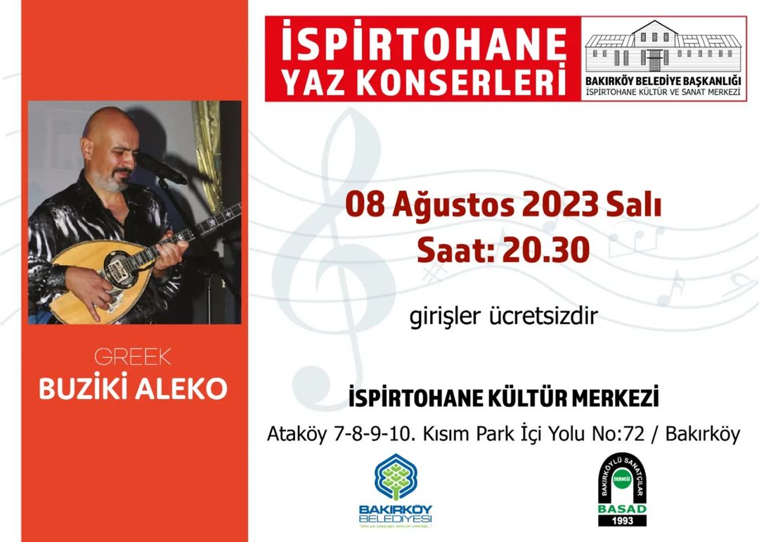 Bakırköy Belediyesi - İspirtohane, Buziki Aleko