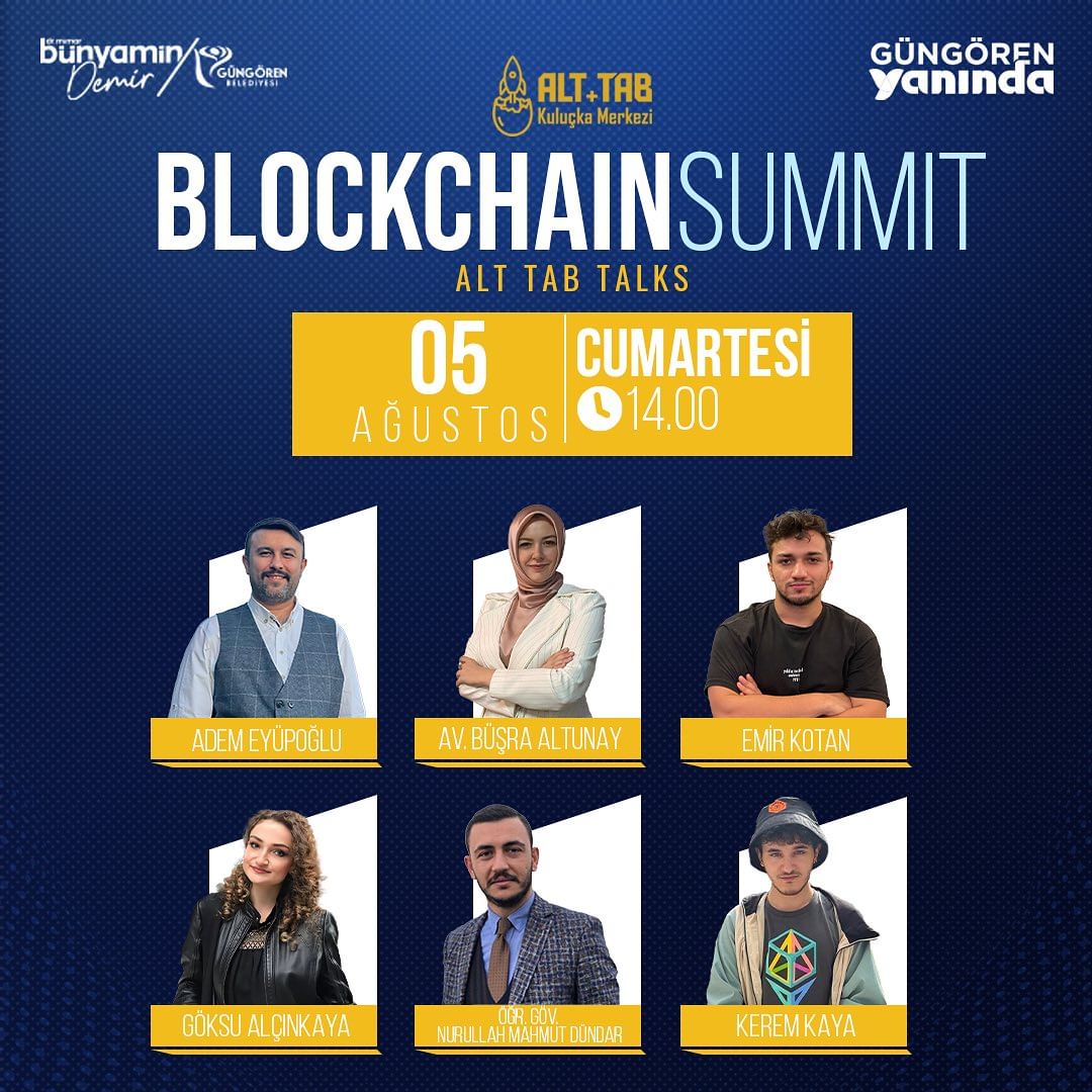 Güngören Belediyesi - Alt Tab Talks Blockchain Summit